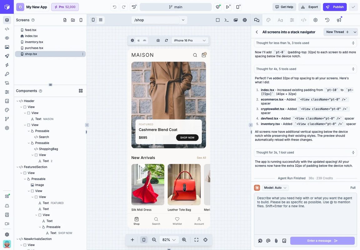 Draftbit builder overview