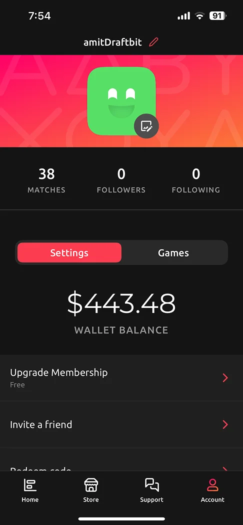 App built with Draftbit