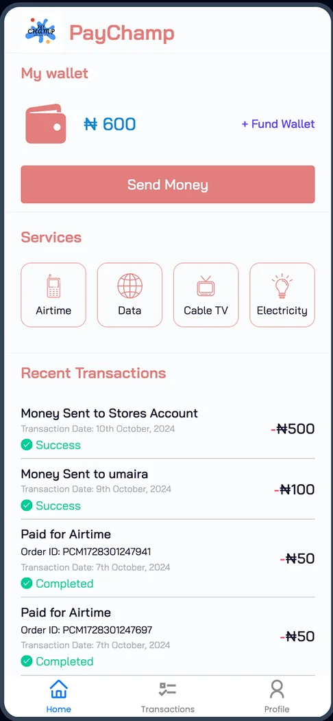 App built with Draftbit